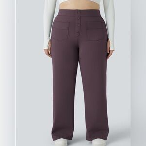 NWT Halara DayStretch High Waisted Pockets Straight
Leg Casual Pants